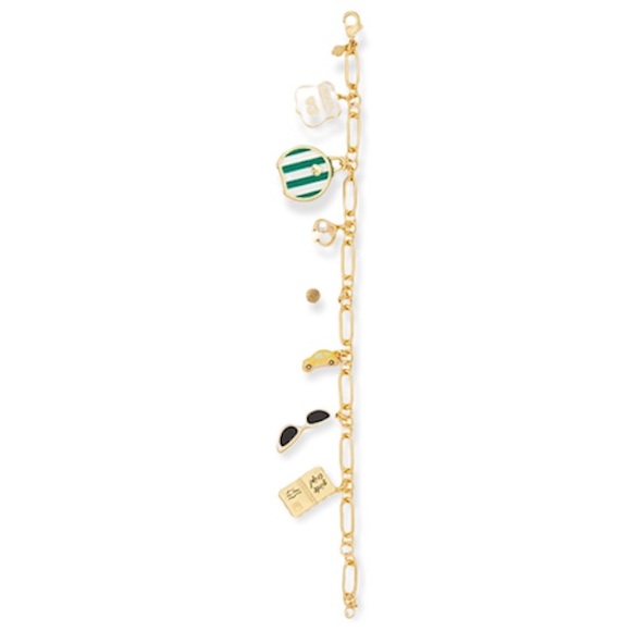 ♠️ Kate spade Off We Go Travel Charm Bracelet, Multi - Picture 3 of 10
